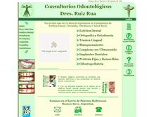 Tablet Screenshot of odontoruizrua.com.ar